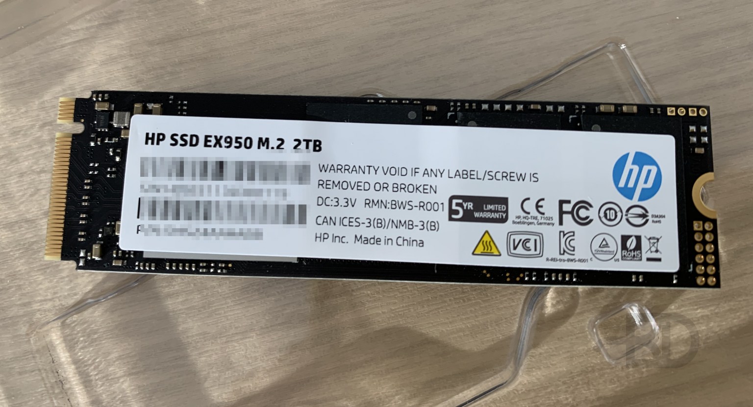 SSD EX950 M.2 2Тб NVMe от HP
